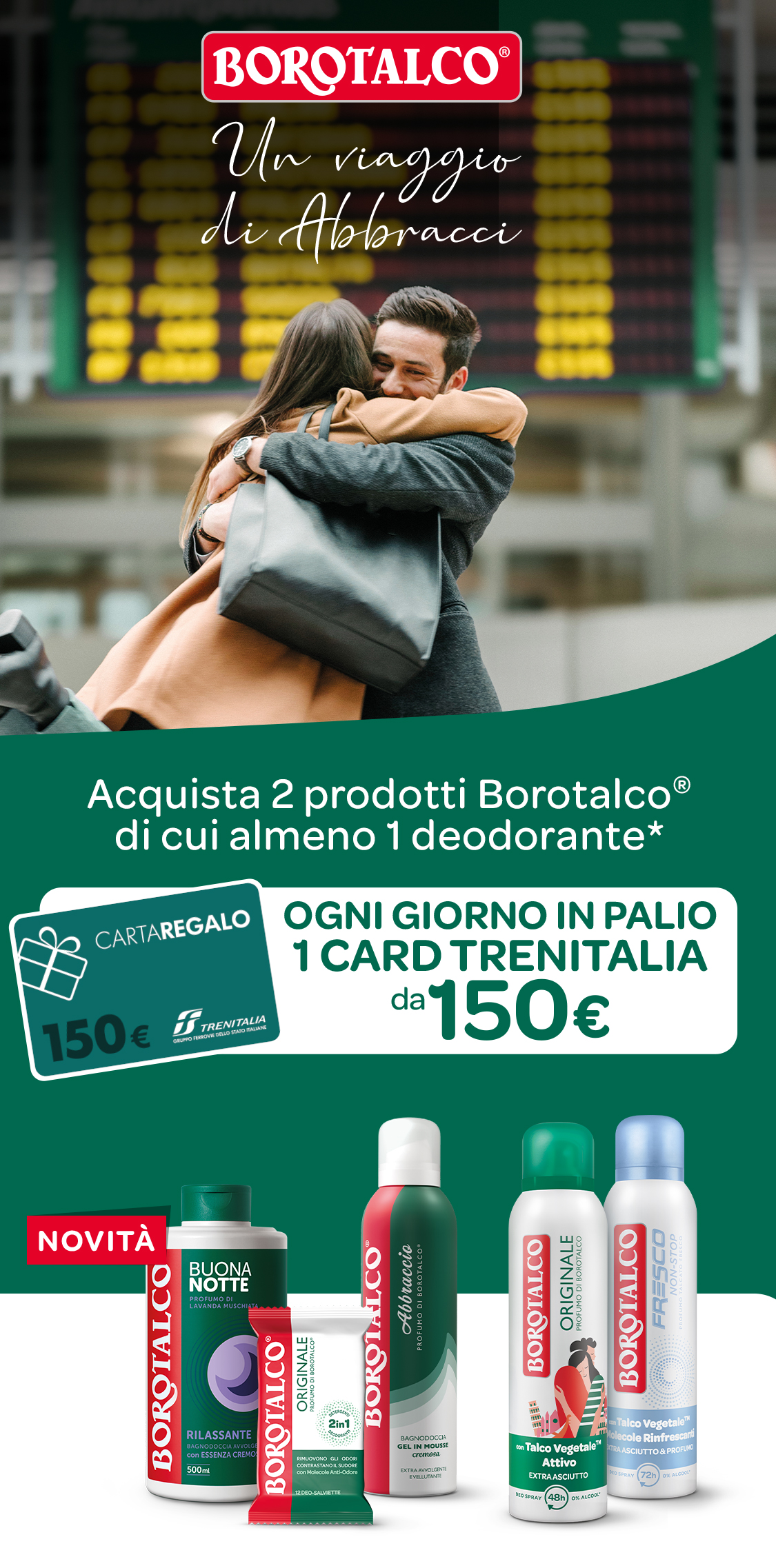 Immagine per smartphone che spiega la meccanica del Concorso Vinci l'iconico kit da festival: Con l'acquisto di 2 prodotti Chilly di cui almeno 1 detergente puoi vincere un festival starter pack